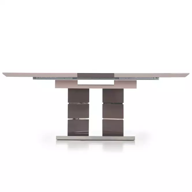 Rozkladací stôl Lord 160/200x90cm Mdf/Oceľ – Svetlý Popolavý/Tmavé Popolavý