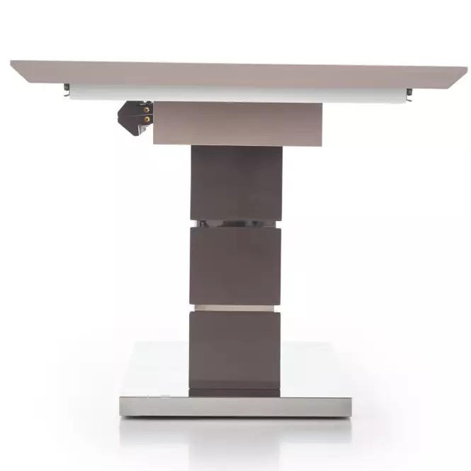 Rozkladací stôl Lord 160/200x90cm Mdf/Oceľ – Svetlý Popolavý/Tmavé Popolavý
