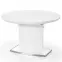 Rozkladací stôl Federico 120/160x120cm Mdf/Oceľ – Biely,3