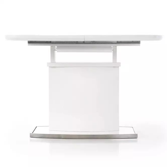 Rozkladací stôl Federico 120/160x120cm Mdf/Oceľ – Biely,6