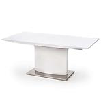 Rozkladací stôl Marcello 180/220x90cm Mdf/Oceľ – Biely
