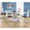 Rozkladací stôl Nobel 160/200x90cm Mdf/Oceľ – Biely,10