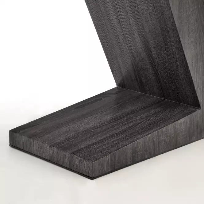 Rozkladací stôl Mortis 160/200x90cm Mdf – Biely/Tmavé Popolavý,10