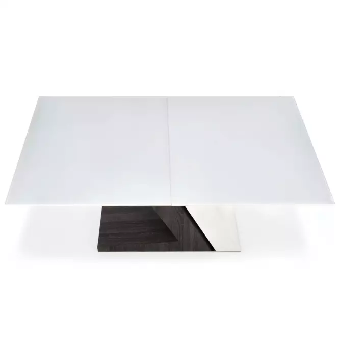 Rozkladací stôl Mortis 160/200x90cm Mdf – Biely/Tmavé Popolavý,6