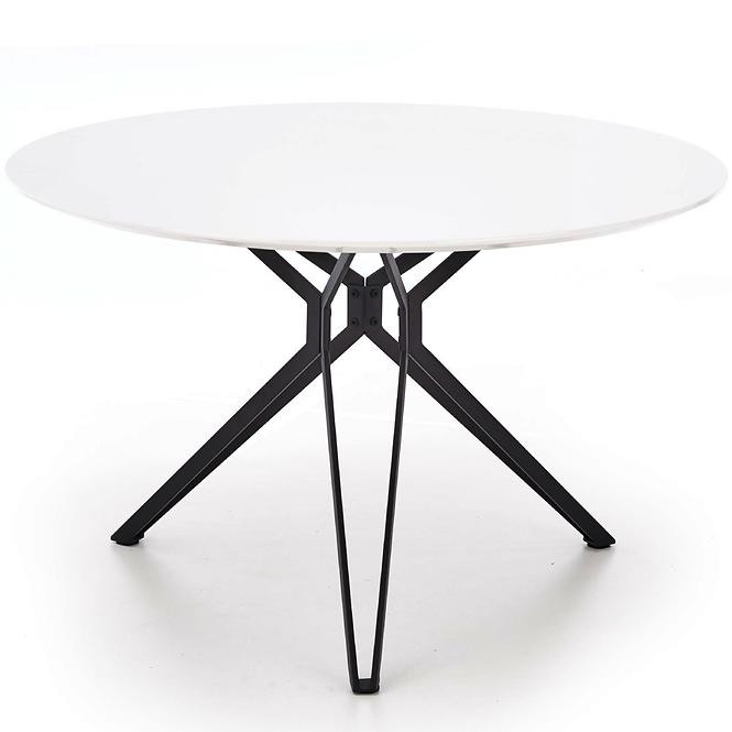 Stôl Pixel 120 Mdf/Oceľ – Biely/Čierna