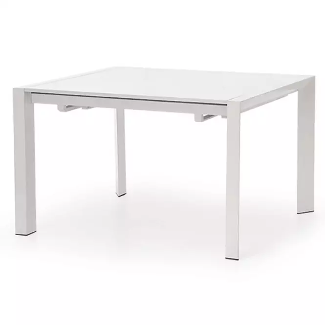 Rozkladací stôl Stanford Xl 130/250x80cm Mdf/Oceľ – Biely