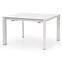 Rozkladací stôl Stanford Xl 130/250x80cm Mdf/Oceľ – Biely,2