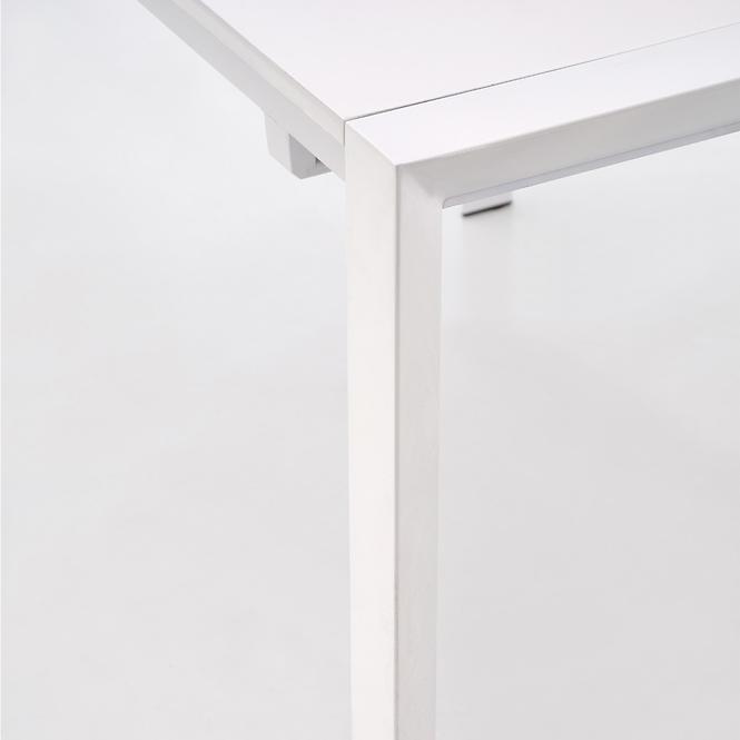 Rozkladací stôl Stanford Xl 130/250x80cm Mdf/Oceľ – Biely,8