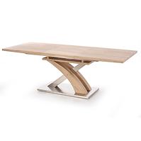 Rozkladací stôl Sandor 160/220x90cm  Mdf/Oceľ – Sonoma
