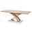 Rozkladací stôl Sandor 160/220x90cm  Mdf/Oceľ – Sonoma