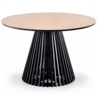 Stôl Miyaki 120 Mdf/Drevo – Dub Naturalny/Čierna