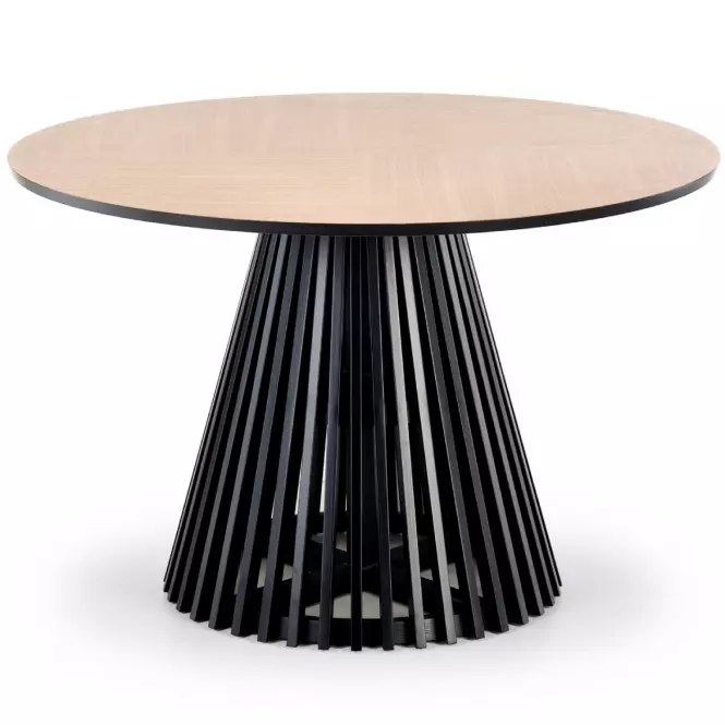 Stôl Miyaki 120 Mdf/Drevo – Dub Naturalny/Čierna