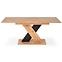 Rozkladací stôl Xarelto 130/175x85cm– Dub Wotan/Čierna,3