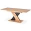 Rozkladací stôl Xarelto 130/175x85cm– Dub Wotan/Čierna,4