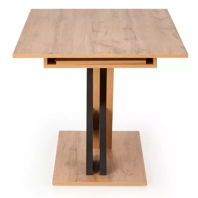 Rozkladací stôl Xarelto 130/175x85cm– Dub Wotan/Čierna
