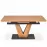 Rozkladací stôl Umberto 160/200x90cm Mdf/Oceľ – Dub Naturalny/Čierna