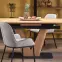 Rozkladací stôl Umberto 160/200x90cm Mdf/Oceľ – Dub Naturalny/Čierna,13