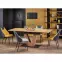 Rozkladací stôl Umberto 160/200x90cm Mdf/Oceľ – Dub Naturalny/Čierna,16
