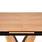Rozkladací stôl Umberto 160/200x90cm Mdf/Oceľ – Dub Naturalny/Čierna,6