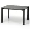 Rozkladací stôl Horizon 120/180x85cm keramika/oceľ – humo/čierna