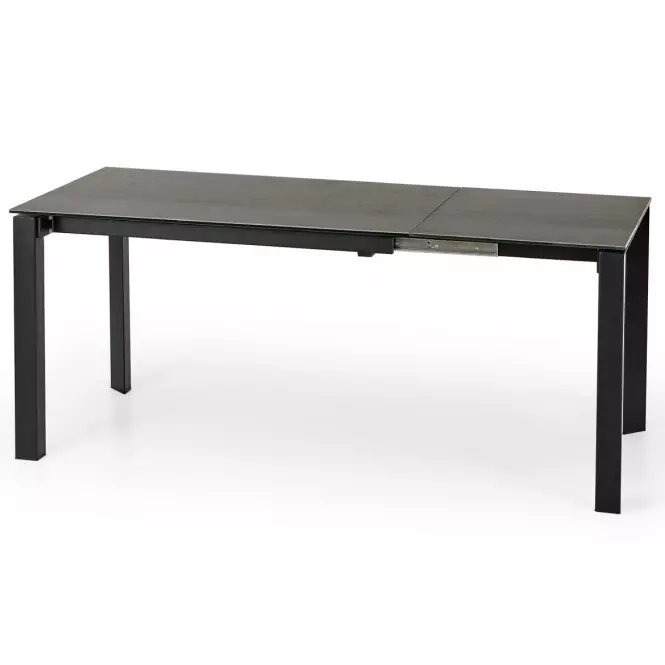 Rozkladací stôl Horizon 120/180x85cm keramika/oceľ – humo/čierna