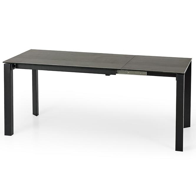 Rozkladací stôl Horizon 120/180x85cm keramika/oceľ – humo/čierna