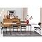 Rozkladací stôl Smart 170/250x100cm Mdf/Oceľ – Dub Naturalny/Čierna,13