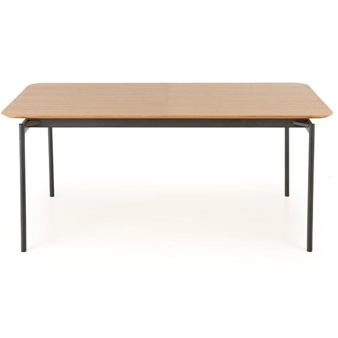 Rozkladací stôl Smart 170/250x100cm Mdf/Oceľ – Dub Naturalny/Čierna