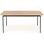 Rozkladací stôl Smart 170/250x100cm Mdf/Oceľ – Dub Naturalny/Čierna,2