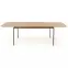 Rozkladací stôl Smart 170/250x100cm Mdf/Oceľ – Dub Naturalny/Čierna,3