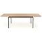 Rozkladací stôl Smart 170/250x100cm Mdf/Oceľ – Dub Naturalny/Čierna,3