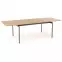 Rozkladací stôl Smart 170/250x100cm Mdf/Oceľ – Dub Naturalny/Čierna,4