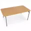 Rozkladací stôl Smart 170/250x100cm Mdf/Oceľ – Dub Naturalny/Čierna,5