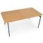 Rozkladací stôl Smart 170/250x100cm Mdf/Oceľ – Dub Naturalny/Čierna,5