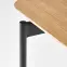 Rozkladací stôl Smart 170/250x100cm Mdf/Oceľ – Dub Naturalny/Čierna,7
