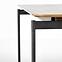 Rozkladací stôl Smart 170/250x100cm Mdf/Oceľ – Dub Naturalny/Čierna,8