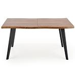 Rozkladací stôl Dickson 120/180x80cm Mdf/Drevo – Dub Naturalny/Čierna