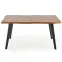 Rozkladací stôl Dickson 120/180x80cm Mdf/Drevo – Dub Naturalny/Čierna