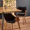 Rozkladací stôl Dickson 120/180x80cm Mdf/Drevo – Dub Naturalny/Čierna,16