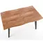 Rozkladací stôl Dickson 120/180x80cm Mdf/Drevo – Dub Naturalny/Čierna,4