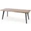 Rozkladací stôl Dickson 120/180x80cm Mdf/Drevo – Dub Naturalny/Čierna,5