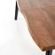 Rozkladací stôl Dickson 120/180x80cm Mdf/Drevo – Dub Naturalny/Čierna,8