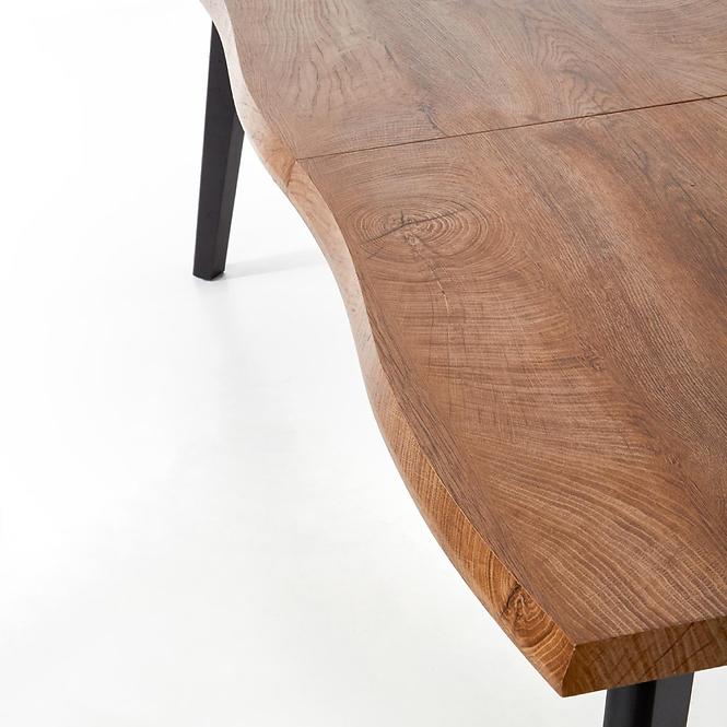Rozkladací stôl Dickson 150/210x90cm  Mdf/Drevo – Dub Naturalny/Čierna,10