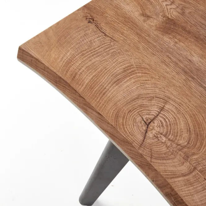Rozkladací stôl Dickson 150/210x90cm  Mdf/Drevo – Dub Naturalny/Čierna,15