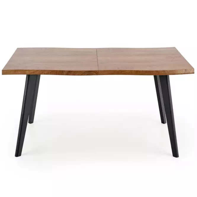 Rozkladací stôl Dickson 150/210x90cm  Mdf/Drevo – Dub Naturalny/Čierna