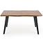 Rozkladací stôl Dickson 150/210x90cm  Mdf/Drevo – Dub Naturalny/Čierna,2