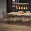 Rozkladací stôl Dickson 150/210x90cm  Mdf/Drevo – Dub Naturalny/Čierna,22
