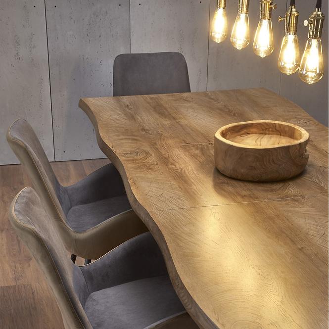 Rozkladací stôl Dickson 150/210x90cm  Mdf/Drevo – Dub Naturalny/Čierna,23