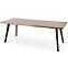 Rozkladací stôl Dickson 150/210x90cm  Mdf/Drevo – Dub Naturalny/Čierna,4