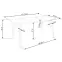 Rozkladací stôl Dickson 150/210x90cm  Mdf/Drevo – Dub Naturalny/Čierna,8